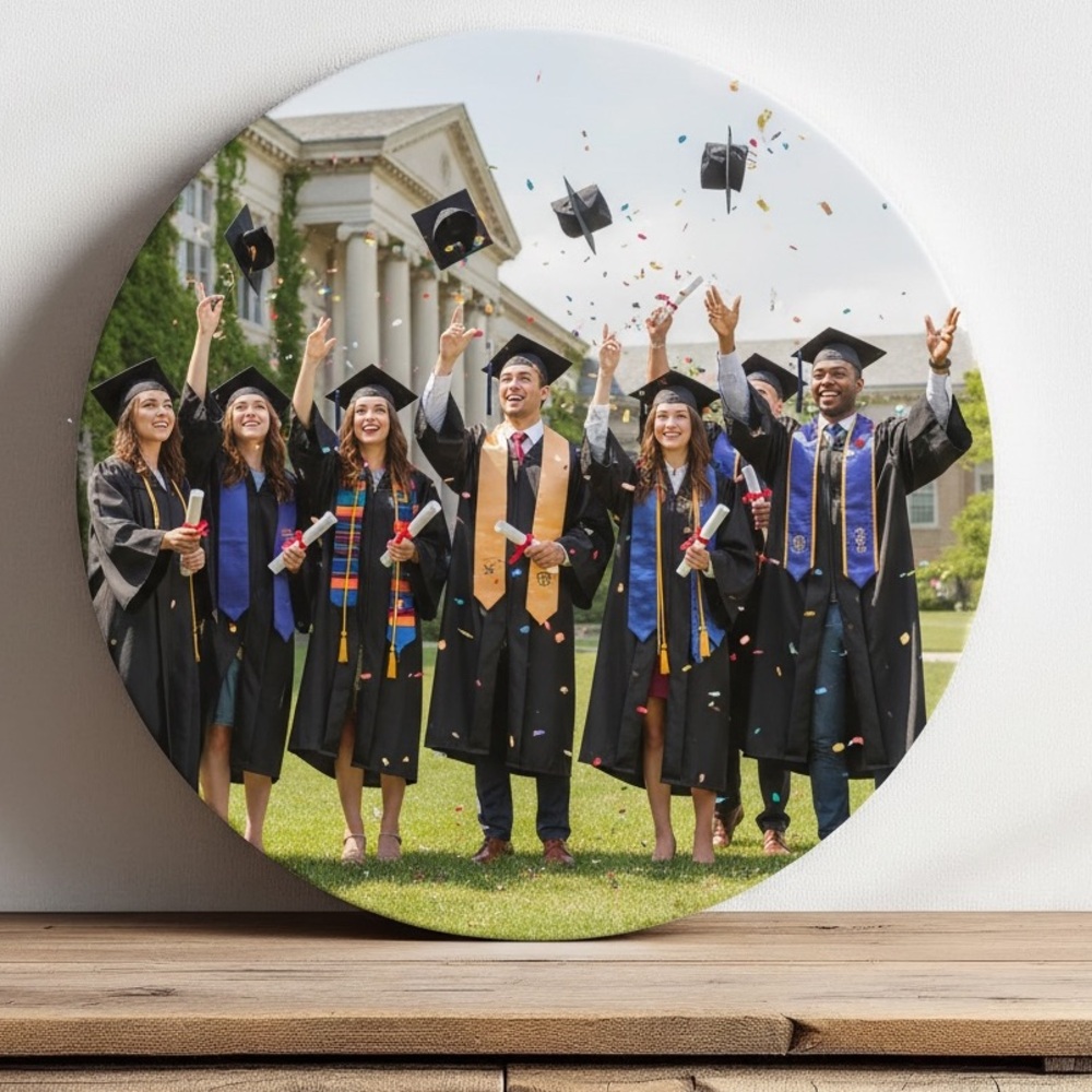 Personalized  wall decor canvas with your own picture  different shapes